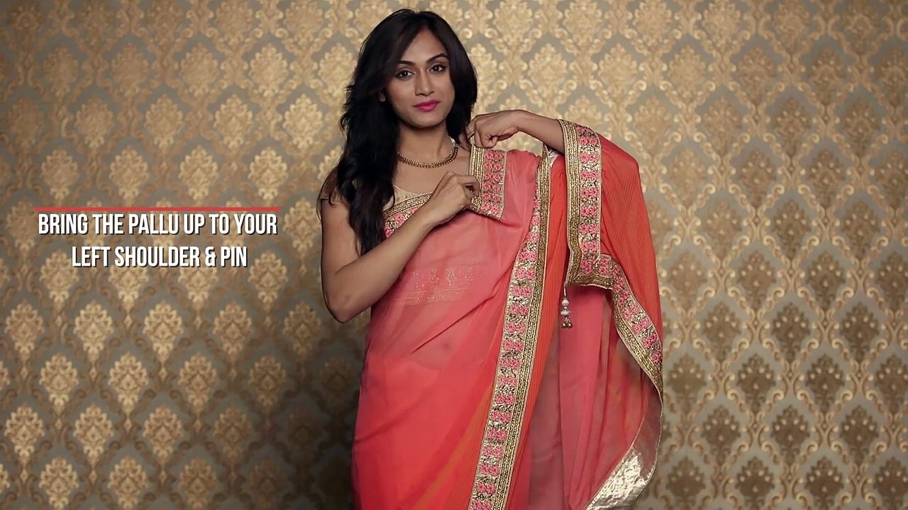 3 Unique Ways To Drape Your Sari Pallu _ Saree Draping Styles with Glamrs-ZTSttrmN-es