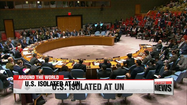 US vetoes UN call for withdrawal of Trump's Jerusalem decision