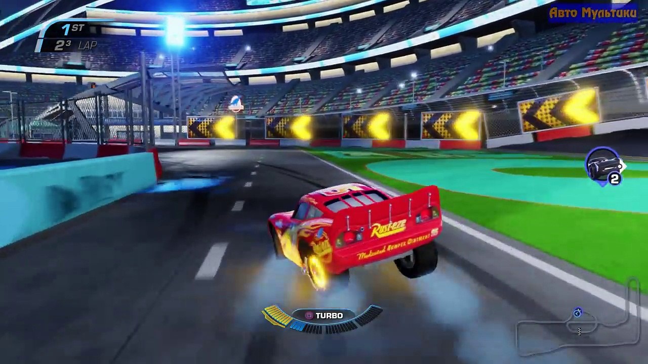 Cars 3: Driven to Win - Lightning McQueen vs Jackson Storm vs Fabulous Lightning McQueen