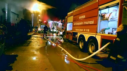 Çamaşır Yıkama Merkezinde Yangın