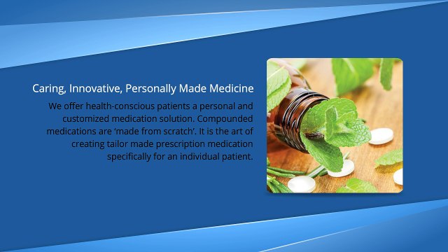 Custom Compounding Pharmacy- Best Compounding Service
