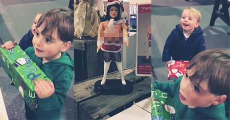 Kids Spot Naughty Christmas Toy And Completely Forget About Presents