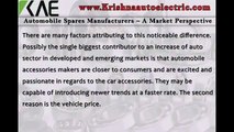 Automobile Spares Manufacturers – A Market Perspective
