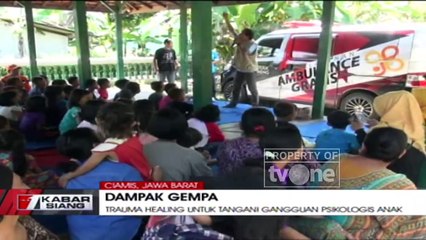 Dampak Gempa Jawa, Tiga Korban Luka di Tasikmalaya Masih Menjalani Perawatan dan Sejumlah Warga di Ciamis Ikuti Tramua Healing