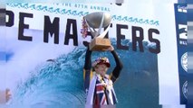 John John Florence defends a maiden world title by clinching the 2017 World Surf League championship