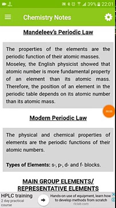 periodic law