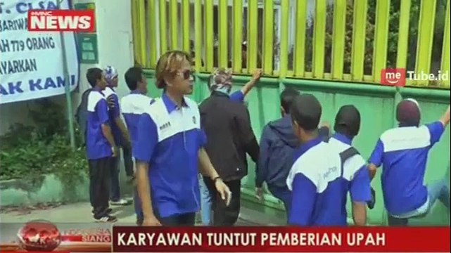 Ribuan Pekerja Pabrik Teh Protes Tak Digaji 2 Bulan