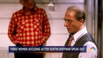 Les femmes qui accusent Dustin Holffman parlent à la TV