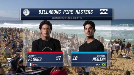 Adrénaline - Surf : Billabong Pipe Masters- Quarterfinals, Heat 3