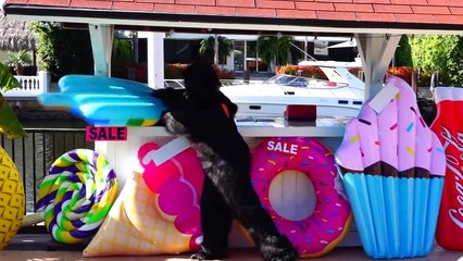 Bad Baby Слишком Много Сладкого! A Lot of Candy in Pool ⁄ Kids Magic Transform Food