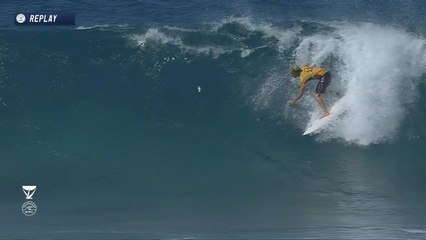 Adrénaline - Surf : John Florence with a Spectacular Top Excellent Scored Wave vs. J.Wilson