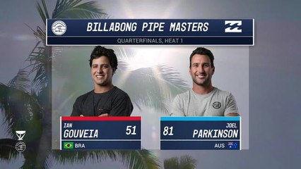 Adrénaline - Surf : Billabong Pipe Masters- Quarterfinals, Heat 1