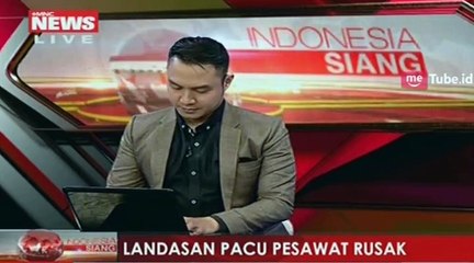 Landasan Pacu Bandara Abd Saleh Terkelupas, 4 Penerbangan Terganggu