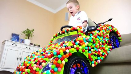 Bad Baby Машина в Конфетах Kids Crushes CANDY CAR Funny Movie Toys Video