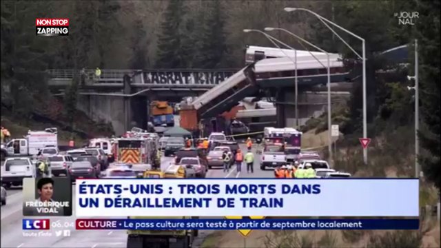 Déraillement d’un train aux États-Unis : le train roulait à 128 km/h au lieu de 48 km/h (vidéo)