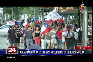 Chile: Sebastián Piñera es elegido presidente en segunda vuelta
