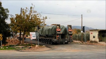 Suriye sınırına askeri sevkiyat