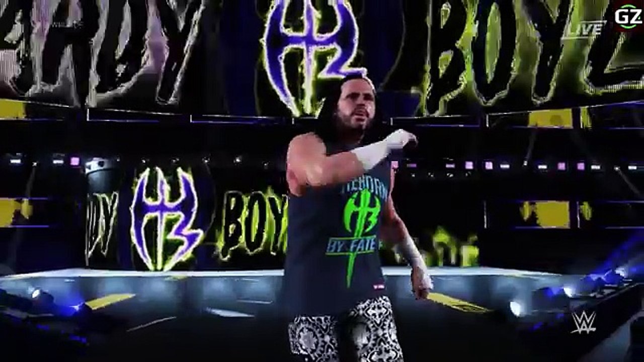 WWE 2K18  MATT HARDY ENTRANCE WITH (LIVE FOR THE MOMENT THEME ) AND AVALANCHE TWIST OF FATE