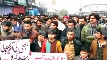People in Gilgit Baltistan Protest against Power Crisis