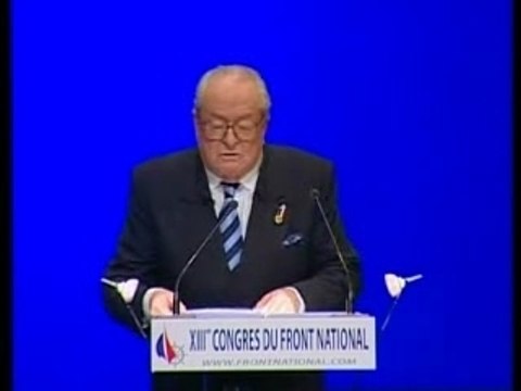 Jean-Marie Le Pen discours congres part 2