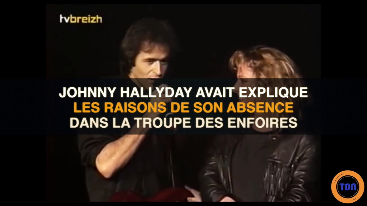Pourquoi Johnny Hallyday ne faisait pas partie des Enfoirés ?