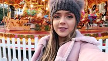 VLOG - FESTIVE DAY IN LONDON, ICE SKATING & BUMPED INTO ZALFIE | Naomi Victoria