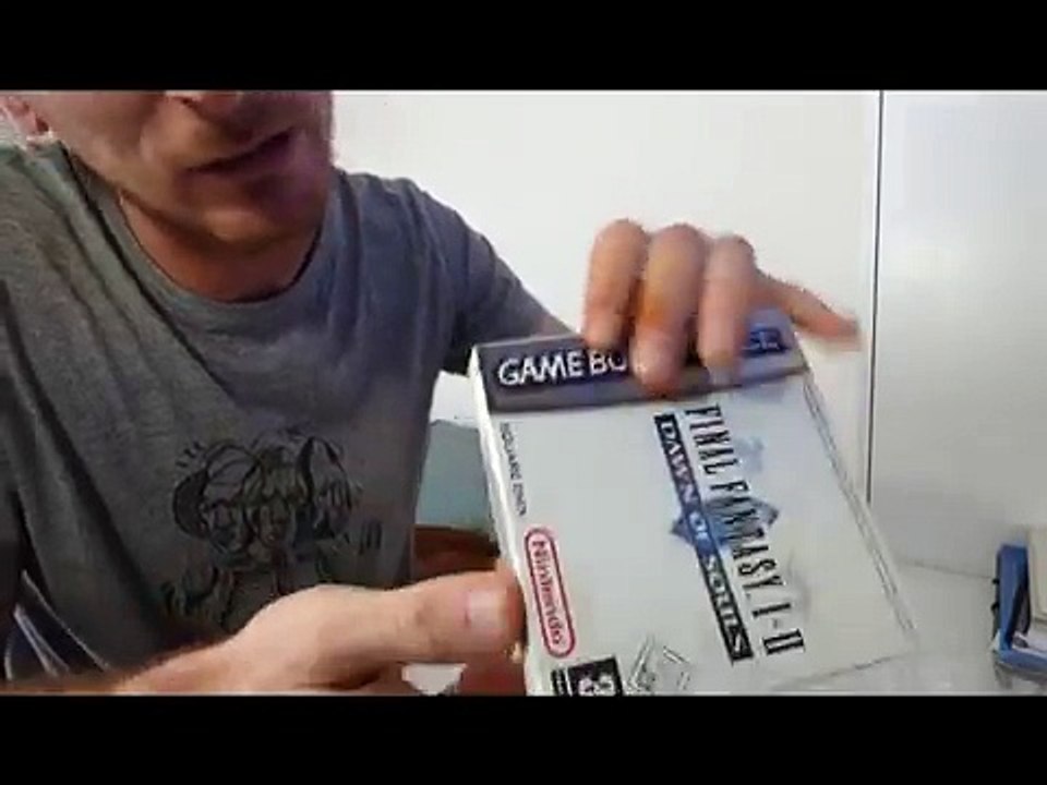 unboxing del pasado Final fantasy dawn souls 1 y 2