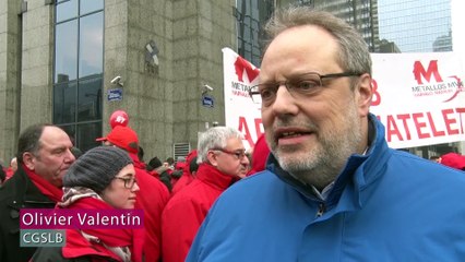 Quelque 25.000 personnes manifestent contre les pensions à Bruxelles