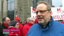Quelque 25.000 personnes manifestent contre les pensions à Bruxelles