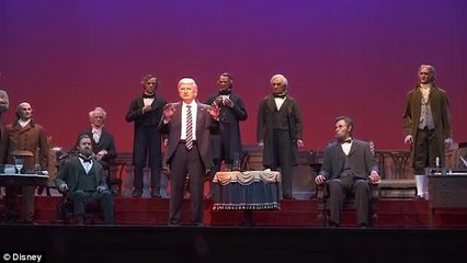 Disney World offers a glimpse of animantronic Trump
