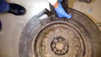 Stepne İçinde 10 Kilo Uyuşturucu Yakalandı