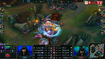 [Highlights] Trung Quốc vs Hàn Quốc [Ván 3][Bán Kết AllStar2017]