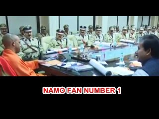 Yogi Adityanath In Action -CM In Action - Meeting With Up Police.