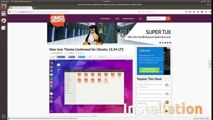 Ubuntu 18.04 Daily Builds Icon Theme First Looks and How To Install!