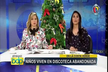 Costa Verde: niños continúan refugiados en discoteca abandonada