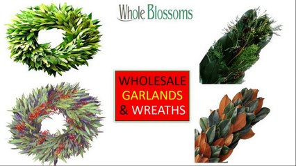 Christmas Garlands & Wreaths - www.wholeblossoms.com