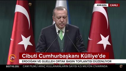 Cibuti Cumhurbaşkanı Külliye'de
