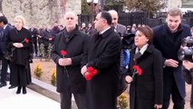 Rus Büyükelçi Karlov için anma töreni - Karlov’un anıtına çiçekler bırakıldı - ANKARA