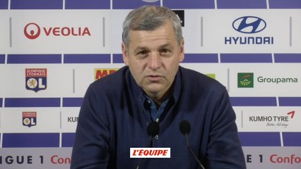 Foot - L1 - OL : Genesio «On a gagné un match qu'on a gagné»