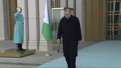 Cibuti Cumhurbaşkanı Beştepe'de