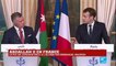 REPLAY - Le roi de Jordanie Abdallah II reçu à l''Élysée par Emmanuel Macron
