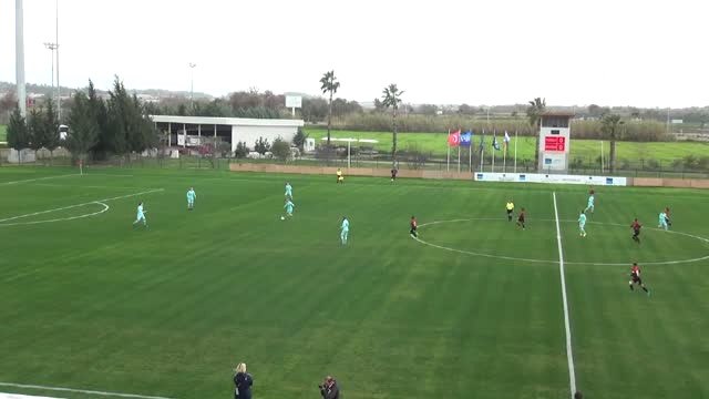 Hazırlık Maçı - Türkiye 17 Yaş Altı Kadın Milli Futbol Takımı, Rusya'yı 3-0 Yendi