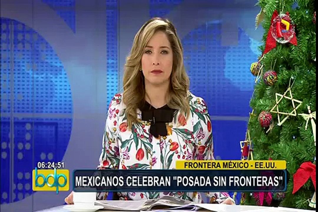Cientos celebran la "Posada sin fronteras" entre México y EEUU
