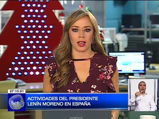 Detalles informe semanal del presidente Lenín Moreno