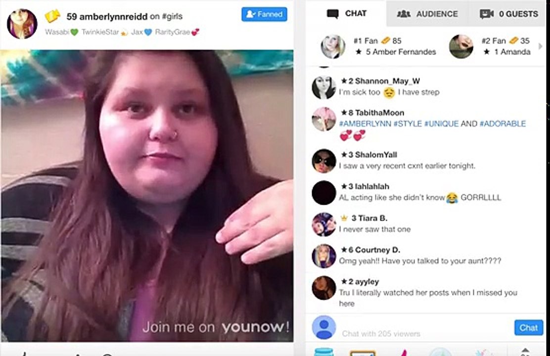 Amberlynn Reid YouNow 12/18/17--Part 1