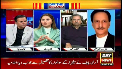 Shazia Marri says Army chief's briefing Senate is welcoming