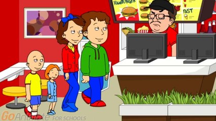 Caillou Blows Up KFC