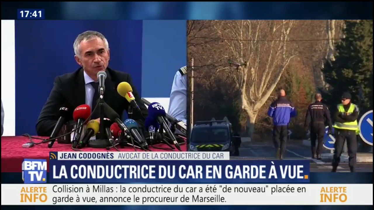 Millas : "Elle vit la mort de ces enfants comme une meurtrissure profonde et personnelle", raconte l'avocat de la conductrice
