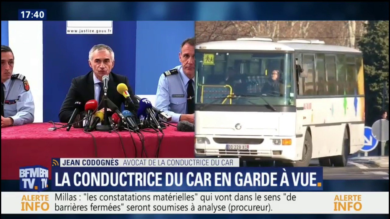 Millas : "Il y a des témoignages indiquant que ces barrières ne fonctionnaient pas bien" dit l'avocat de la conductrice