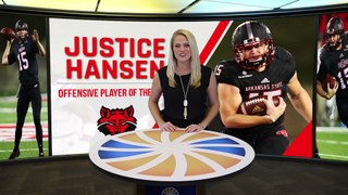 2017 Sun Belt Conference Offensive Player of the Year: Justice Hansen, Arkansas State